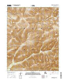 Shungnak A-5 NE Alaska Current topographic map, 1:25000 scale, 7.5 X 7.5 Minute, Year 2016