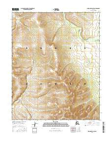 Shungnak A-5 SW Alaska Current topographic map, 1:25000 scale, 7.5 X 7.5 Minute, Year 2016
