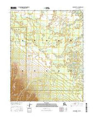 Shungnak B-1 NE Alaska Current topographic map, 1:25000 scale, 7.5 X 7.5 Minute, Year 2016