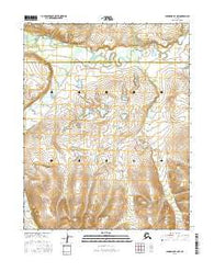 Shungnak B-3 NW Alaska Current topographic map, 1:25000 scale, 7.5 X 7.5 Minute, Year 2016