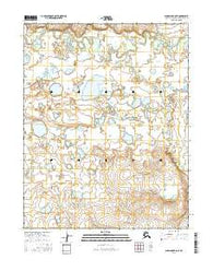 Shungnak B-5 NE Alaska Current topographic map, 1:25000 scale, 7.5 X 7.5 Minute, Year 2016