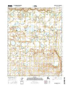 Shungnak B-5 NE Alaska Current topographic map, 1:25000 scale, 7.5 X 7.5 Minute, Year 2016