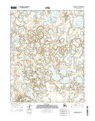 Shungnak B-6 NW Alaska Current topographic map, 1:25000 scale, 7.5 X 7.5 Minute, Year 2015