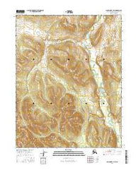 Shungnak C-1 NE Alaska Current topographic map, 1:25000 scale, 7.5 X 7.5 Minute, Year 2016