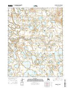 Shungnak C-6 SW Alaska Current topographic map, 1:25000 scale, 7.5 X 7.5 Minute, Year 2015