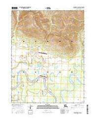 Shungnak D-2 NW Alaska Current topographic map, 1:25000 scale, 7.5 X 7.5 Minute, Year 2016