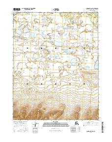 Shungnak D-2 SE Alaska Current topographic map, 1:25000 scale, 7.5 X 7.5 Minute, Year 2016