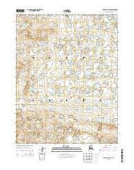 Shungnak D-4 NW Alaska Current topographic map, 1:25000 scale, 7.5 X 7.5 Minute, Year 2015