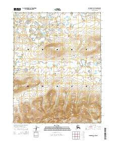 Shungnak D-4 SW Alaska Current topographic map, 1:25000 scale, 7.5 X 7.5 Minute, Year 2015