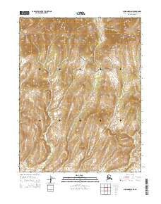 Shungnak D-6 NE Alaska Current topographic map, 1:25000 scale, 7.5 X 7.5 Minute, Year 2015