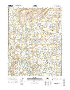 Shungnak D-6 SE Alaska Current topographic map, 1:25000 scale, 7.5 X 7.5 Minute, Year 2015