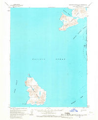 Simeonof Island D-2 Alaska Historical topographic map, 1:63360 scale, 15 X 15 Minute, Year 1963