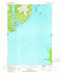 Sitka A-1 Alaska Historical topographic map, 1:63360 scale, 15 X 15 Minute, Year 1948