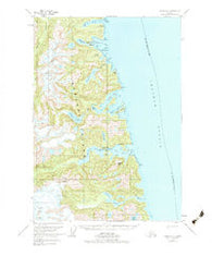 Sitka A-3 Alaska Historical topographic map, 1:63360 scale, 15 X 15 Minute, Year 1951
