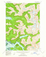Sitka A-4 Alaska Historical topographic map, 1:63360 scale, 15 X 15 Minute, Year 1951