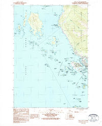 Sitka A-5 SE Alaska Historical topographic map, 1:25000 scale, 7.5 X 7.5 Minute, Year 1987