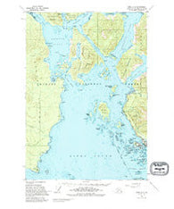Sitka A-5 Alaska Historical topographic map, 1:63360 scale, 15 X 15 Minute, Year 1951