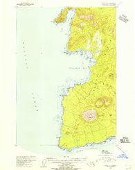 Sitka A-6 Alaska Historical topographic map, 1:63360 scale, 15 X 15 Minute, Year 1951