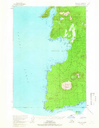 Sitka A-6 Alaska Historical topographic map, 1:63360 scale, 15 X 15 Minute, Year 1951