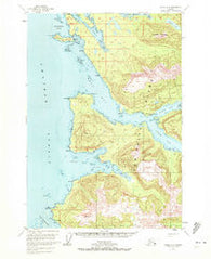 Sitka B-2 Alaska Historical topographic map, 1:63360 scale, 15 X 15 Minute, Year 1951