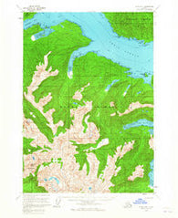 Sitka B-4 Alaska Historical topographic map, 1:63360 scale, 15 X 15 Minute, Year 1951