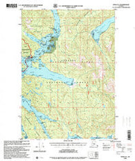 Sitka B-5 Alaska Historical topographic map, 1:63360 scale, 15 X 15 Minute, Year 1996