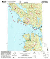 Sitka B-6 Alaska Historical topographic map, 1:63360 scale, 15 X 15 Minute, Year 1996