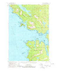 Sitka B-6 Alaska Historical topographic map, 1:63360 scale, 15 X 15 Minute, Year 1951