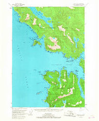 Sitka B-6 Alaska Historical topographic map, 1:63360 scale, 15 X 15 Minute, Year 1951