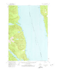 Sitka C-3 Alaska Historical topographic map, 1:63360 scale, 15 X 15 Minute, Year 1951