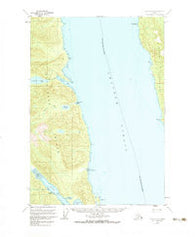 Sitka C-3 Alaska Historical topographic map, 1:63360 scale, 15 X 15 Minute, Year 1951