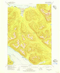 Sitka C-4 Alaska Historical topographic map, 1:63360 scale, 15 X 15 Minute, Year 1951