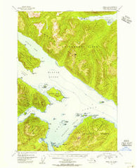 Sitka C-5 Alaska Historical topographic map, 1:63360 scale, 15 X 15 Minute, Year 1951