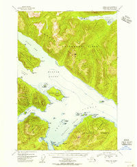 Sitka C-5 Alaska Historical topographic map, 1:63360 scale, 15 X 15 Minute, Year 1951