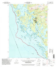 Sitka C-7 Alaska Historical topographic map, 1:63360 scale, 15 X 15 Minute, Year 1994