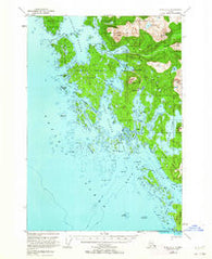 Sitka C-7 Alaska Historical topographic map, 1:63360 scale, 15 X 15 Minute, Year 1951