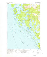 Sitka C-7 Alaska Historical topographic map, 1:63360 scale, 15 X 15 Minute, Year 1951