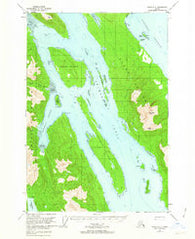 Sitka D-1 Alaska Historical topographic map, 1:63360 scale, 15 X 15 Minute, Year 1951
