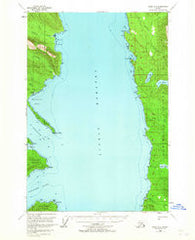 Sitka D-3 Alaska Historical topographic map, 1:63360 scale, 15 X 15 Minute, Year 1951