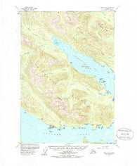 Sitka D-4 Alaska Historical topographic map, 1:63360 scale, 15 X 15 Minute, Year 1955