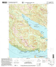 Sitka D-4 Alaska Historical topographic map, 1:63360 scale, 15 X 15 Minute, Year 1997