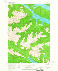 Sitka D-6 Alaska Historical topographic map, 1:63360 scale, 15 X 15 Minute, Year 1951