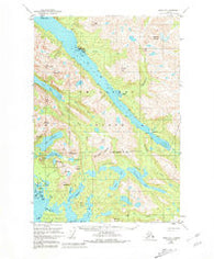Sitka D-7 Alaska Historical topographic map, 1:63360 scale, 15 X 15 Minute, Year 1951