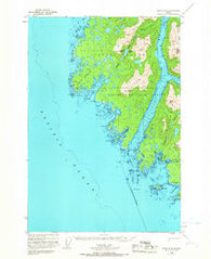 Sitka D-8 Alaska Historical topographic map, 1:63360 scale, 15 X 15 Minute, Year 1948