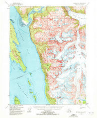 Skagway A-1 Alaska Historical topographic map, 1:63360 scale, 15 X 15 Minute, Year 1948