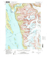 Skagway A-1 Alaska Historical topographic map, 1:63360 scale, 15 X 15 Minute, Year 1948
