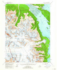 Skagway A-2 Alaska Historical topographic map, 1:63360 scale, 15 X 15 Minute, Year 1954
