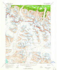 Skagway A-3 Alaska Historical topographic map, 1:63360 scale, 15 X 15 Minute, Year 1954