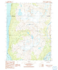 Skagway B-1 SW Alaska Historical topographic map, 1:25000 scale, 7.5 X 7.5 Minute, Year 1991