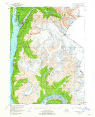 Skagway B-1 Alaska Historical topographic map, 1:63360 scale, 15 X 15 Minute, Year 1949